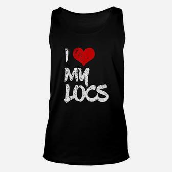 I Love My Locs Natural Hair Unisex Tank Top | Crazezy