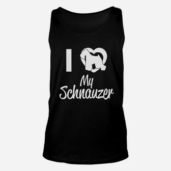I Love My Schnauzer Unisex Tank Top | Crazezy CA