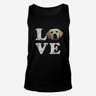 I Love My Yellow Lab Labrador Retriever Dog Unisex Tank Top | Crazezy AU