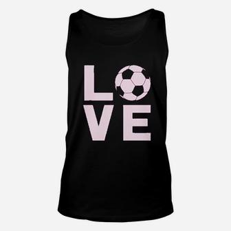 I Love Soccer For Soccer Players Fans Women Unisex Tank Top - Thegiftio UK