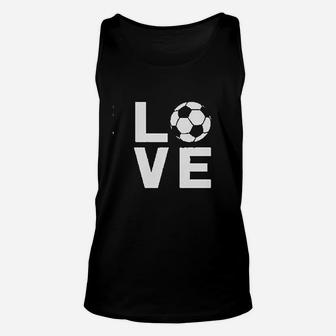 I Love Soccer For Soccer Players Unisex Tank Top | Crazezy AU