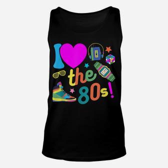 I Love The 80S Tshirt Funny 80'S Party Costume Men Women Tee Unisex Tank Top | Crazezy DE