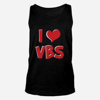 I Love Vbs Christian Church Vacation Unisex Tank Top - Thegiftio UK
