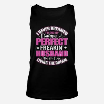 I Never Dreamed I'd End Up Marrying A Perfect Husband Xmas Unisex Tank Top | Crazezy CA