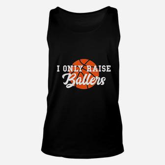 I Only Raise Ballers Basketball Unisex Tank Top - Thegiftio UK