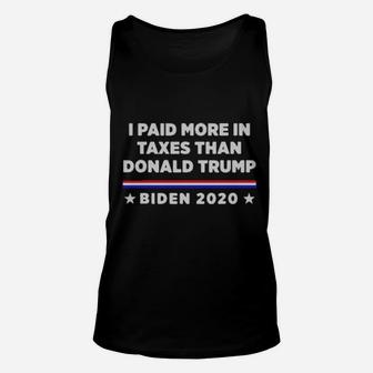 I Paid More In Taxes Unisex Tank Top - Monsterry UK