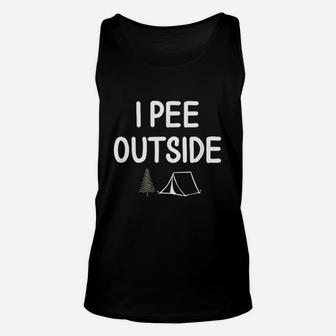 I Pee Outside Camping Unisex Tank Top - Thegiftio UK