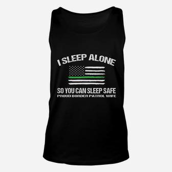 I Sleep Alone Unisex Tank Top | Crazezy DE