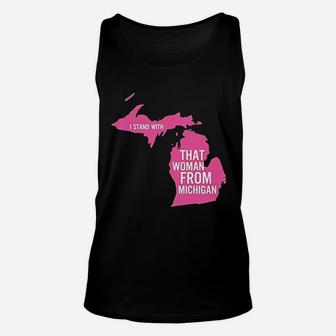 I Stand With That Woman From Michigan Unisex Tank Top - Thegiftio UK