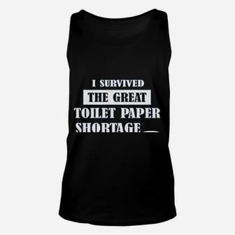I Survived The Great Toilet Paper Unisex Tank Top | Crazezy