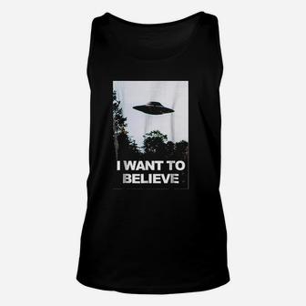 I Want To Believe Unisex Tank Top | Crazezy AU