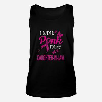 I Wear Pink For My Daughter In Law Unisex Tank Top | Crazezy