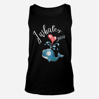 I Whaley Love You Whale Pun Valentines Day Gift Unisex Tank Top - Thegiftio