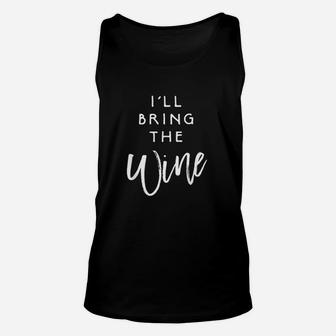 I Will Bring The Wine Funny Drinking Party Group Unisex Tank Top - Thegiftio UK