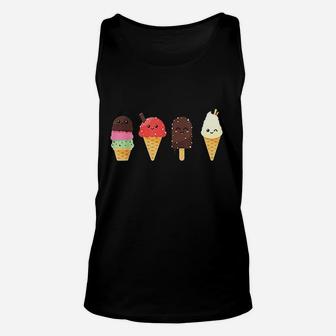 Ice Cream Lover For Summer Unisex Tank Top | Crazezy UK