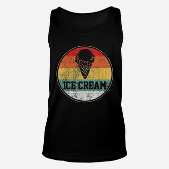 Ice Cream Retro Vintage Summer Treats Cool Unisex Tank Top | Crazezy DE