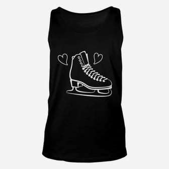 Ice Skating Love Figure Skating Ice Unisex Tank Top - Thegiftio