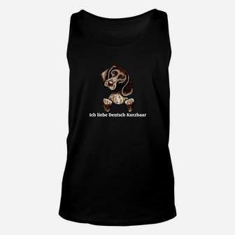 Ich liebe Deutsch Kurzhaar Unisex TankTop für Hundeliebhaber - Seseable