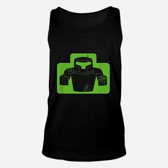 Iconic Twin Fisted Robot Ready To Fight A Battle Unisex Tank Top | Crazezy AU