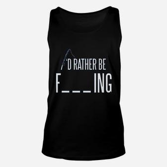 I'd Rather Be Fishing Unisex Tank Top | Crazezy CA