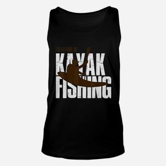 Id Rather Be Kayak Fishing Cute Love To Kayak Gift Unisex Tank Top - Thegiftio