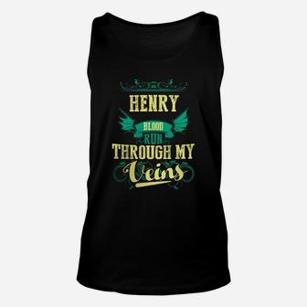 If You're Lucky To Be Named Henry, Then This Awesome Shirt Is For You Henry Proud Name Gifts T Shirt Unisex Tank Top - Thegiftio UK