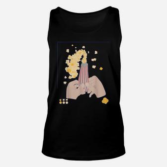 Illustration Of Ideas A Guide To How Popcorn Pop Unisex Tank Top - Monsterry DE