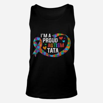 I'm A Proud Autism Tata Autism Awareness Unisex Tank Top - Monsterry