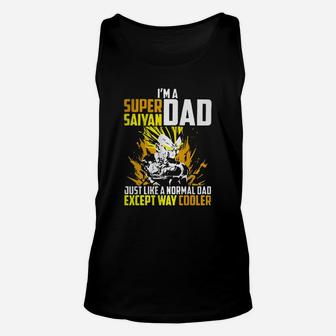 I’m A Super Saiyan Dad Just Like A Normal Dad Except Way Cooler Unisex Tank Top - Thegiftio UK