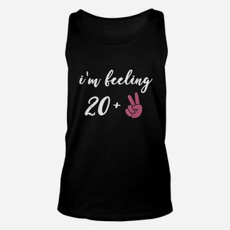 Im Feeling 22 Fun And Cute Age 22 Birthday Unisex Tank Top | Crazezy CA