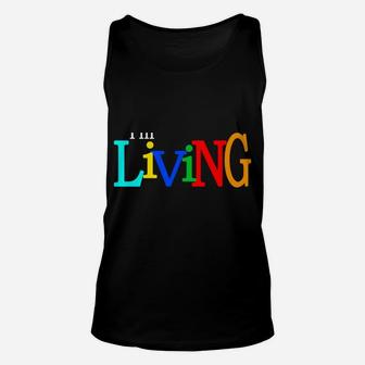 I'm Living My Best Life Unisex Tank Top | Crazezy DE