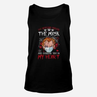 Im Smiling Under The Cover And Hugging You In My Heart Unisex Tank Top | Crazezy DE