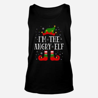 I'm The Angry Elf Sweatshirt Family Christmas Gift Unisex Tank Top | Crazezy