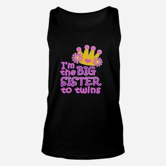 Im The Big Sister To Twins Unisex Tank Top | Crazezy CA