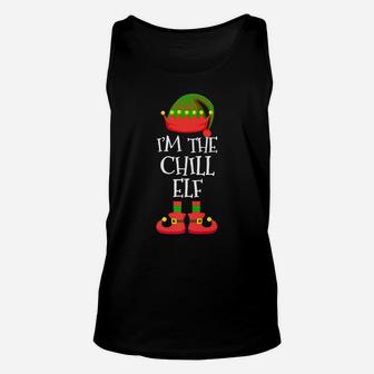 I'm The Chill Elf Tee Christmas Xmas Funny Elf Group Costume Unisex Tank Top | Crazezy AU