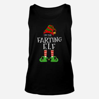 I'm The Farting Elf Funny Matching Christmas Pajama Costume Unisex Tank Top | Crazezy