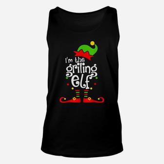 I'm The Grilling Elf Xmas Family Friend Christmas Gift Unisex Tank Top | Crazezy CA