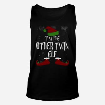 I’M The Other Twin Elf Funny Cute Christmas Holiday Gift Unisex Tank Top | Crazezy DE