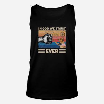 In God We Trust Ever Unisex Tank Top - Monsterry