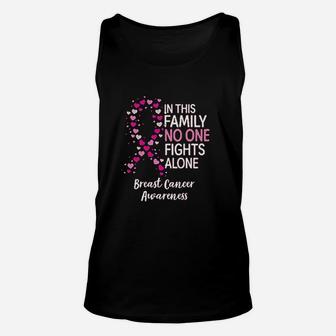 In This Family No One Fight Alone Awareness Unisex Tank Top | Crazezy AU