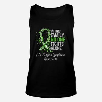 In This Family No One Fights Alone Unisex Tank Top | Crazezy UK