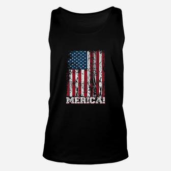 Independence Day Us American Flag Unisex Tank Top | Crazezy UK