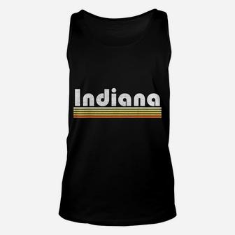 Indiana Retro Style State Vintage Pride 70S 80S Home Gift Unisex Tank Top | Crazezy UK