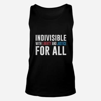 Indivisible With Liberty And Justice For All Unisex Tank Top | Crazezy DE