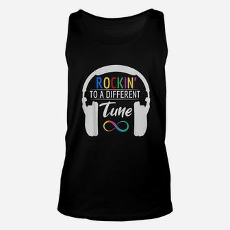 Infinity Symbol Rockin To A Different Tune Gift Unisex Tank Top | Crazezy AU