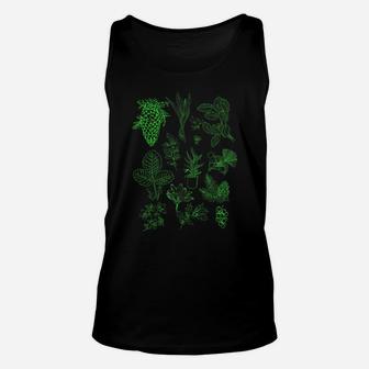 Inspired Beautiful Flower Botanical Floral Chart Unisex Tank Top | Crazezy