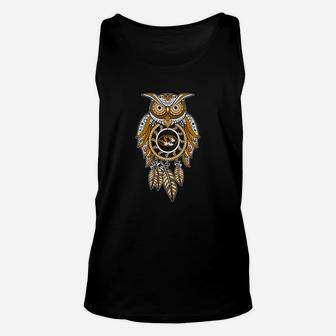 Intelligent And Perspicacious Owl Unisex Tank Top - Thegiftio
