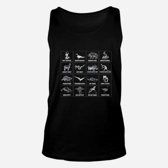 Internet Meme Animals Funny Animal Names Of The World Unisex Tank Top - Thegiftio UK