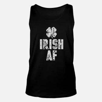 Irish Af For Men St Patrick Day Clover Gifts Unisex Tank Top | Crazezy