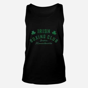 Irish Boxing Club Boston Massachusetts Unisex Tank Top - Thegiftio